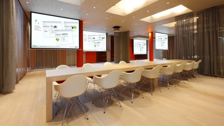 Boardroom projection install