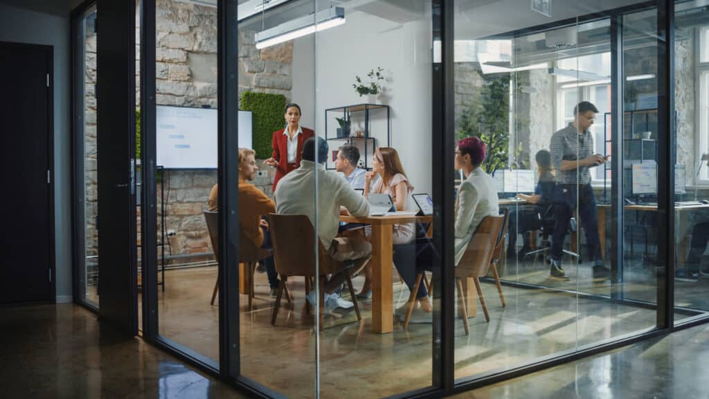 Small meeting room conference