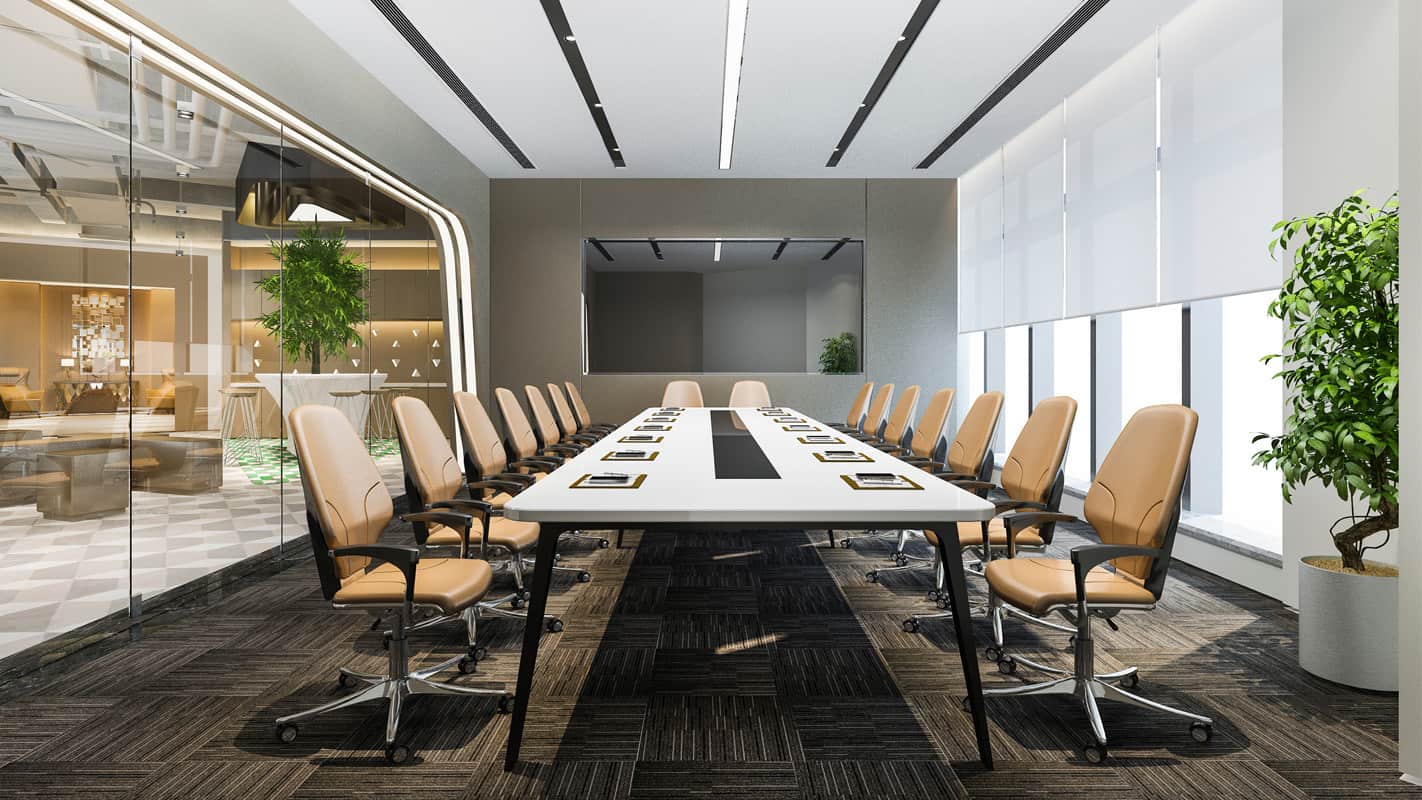 large boardroom conference meeting room
